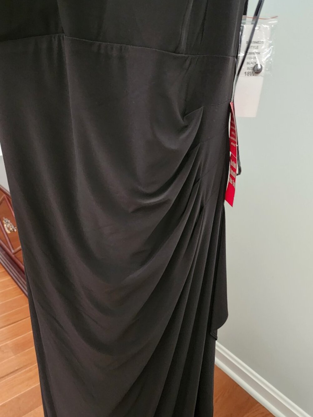 Scarlett Long Black Dress Size 18W New with Tags. - Picture 4 of 9